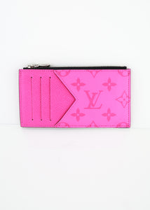 Louis Vuitton Taigarama Card Coin Pink