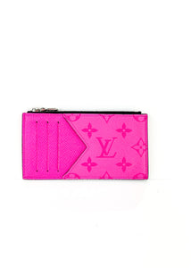 Louis Vuitton Taigarama Coin Card Pink