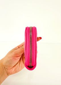 Chanel Caviar Zipped Key Pouch Pink