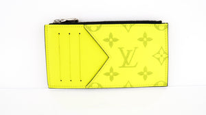 Louis Vuitton Taigarama Card Coin Yellow