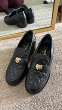 Load image into Gallery viewer, Chanel Coco Love Quilted Loafers Black