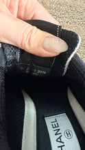 Load image into Gallery viewer, Chanel Black and White Sneakers