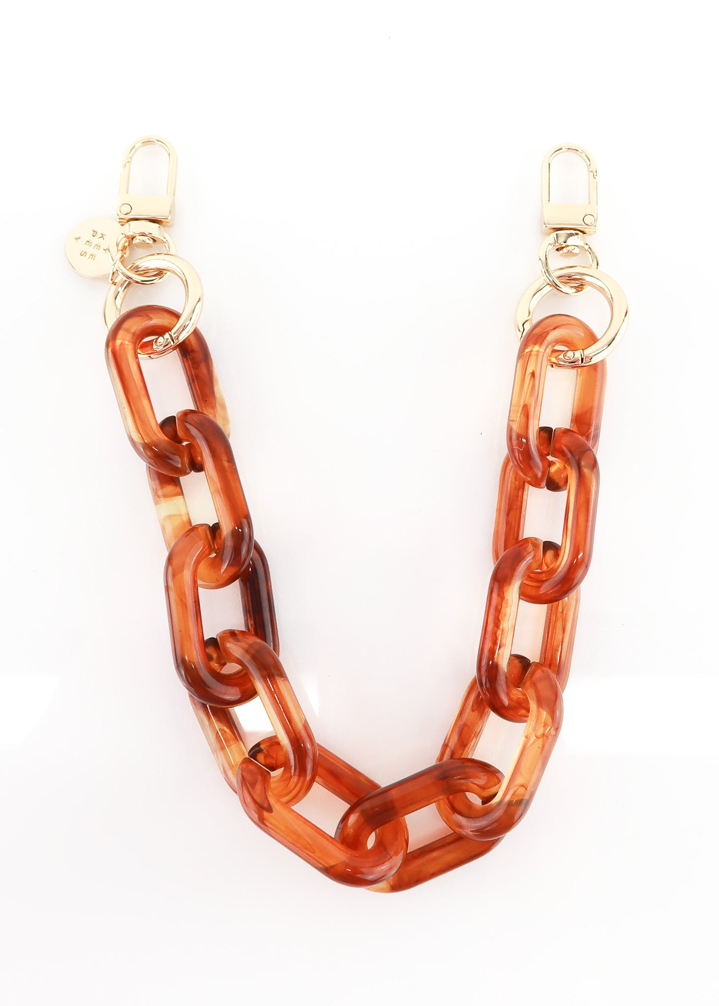 Keepes Bag Charm Tortoise Chain