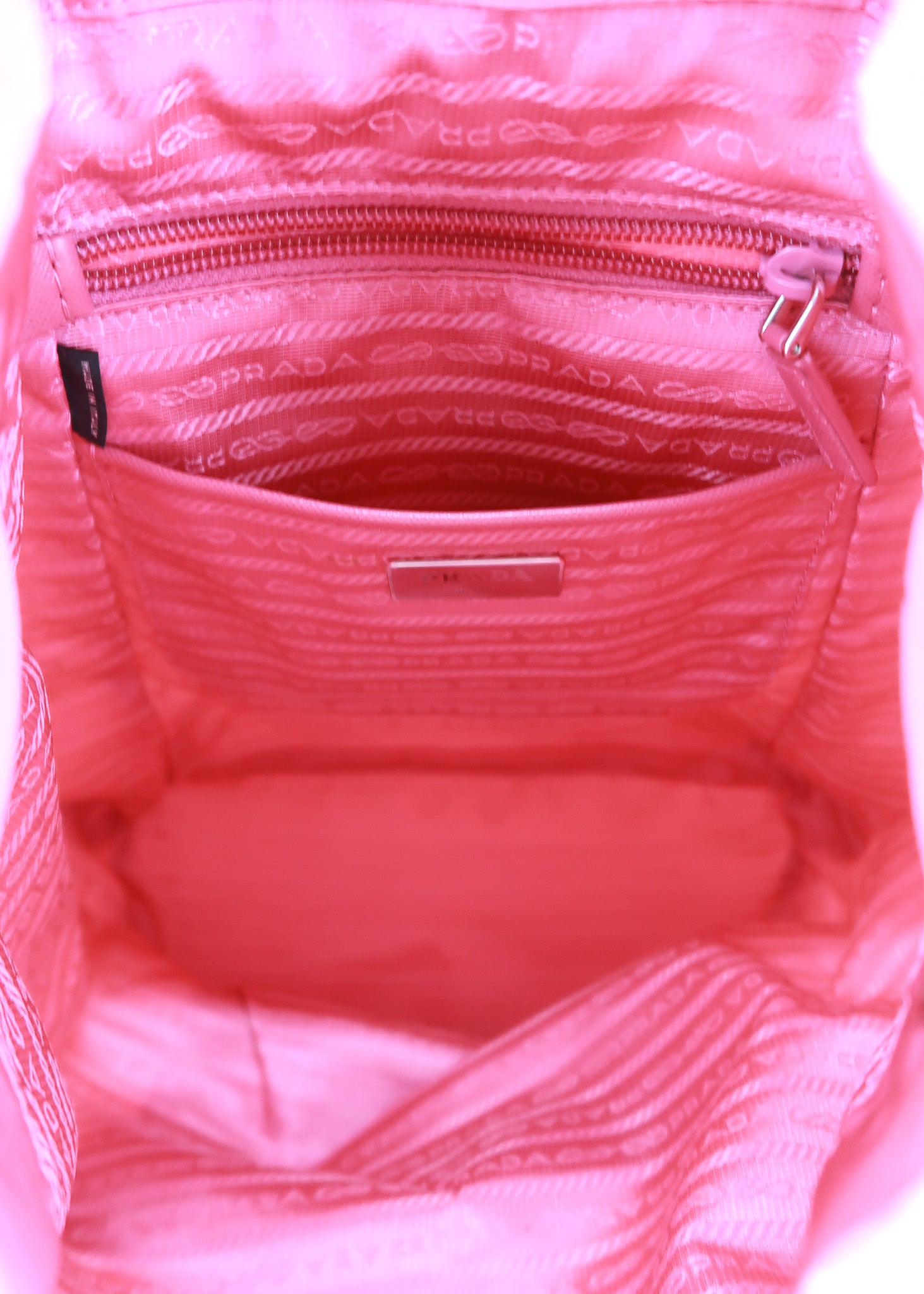 Prada Nylon Vela Backpack Pink – DAC