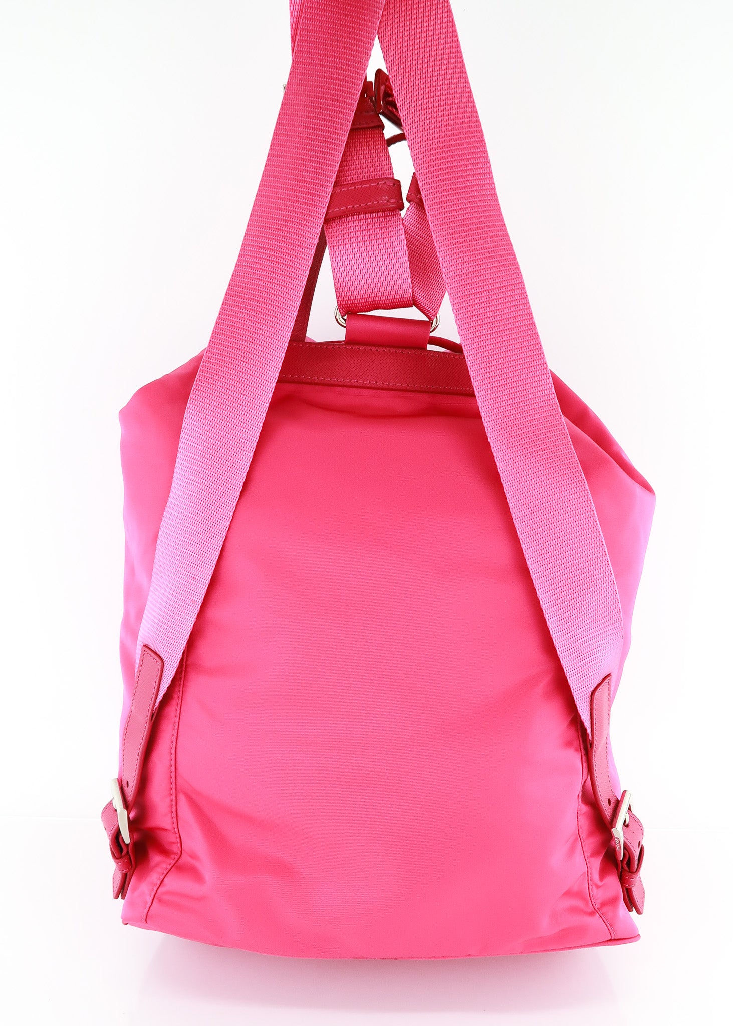 Prada Nylon Vela Backpack Pink – DAC