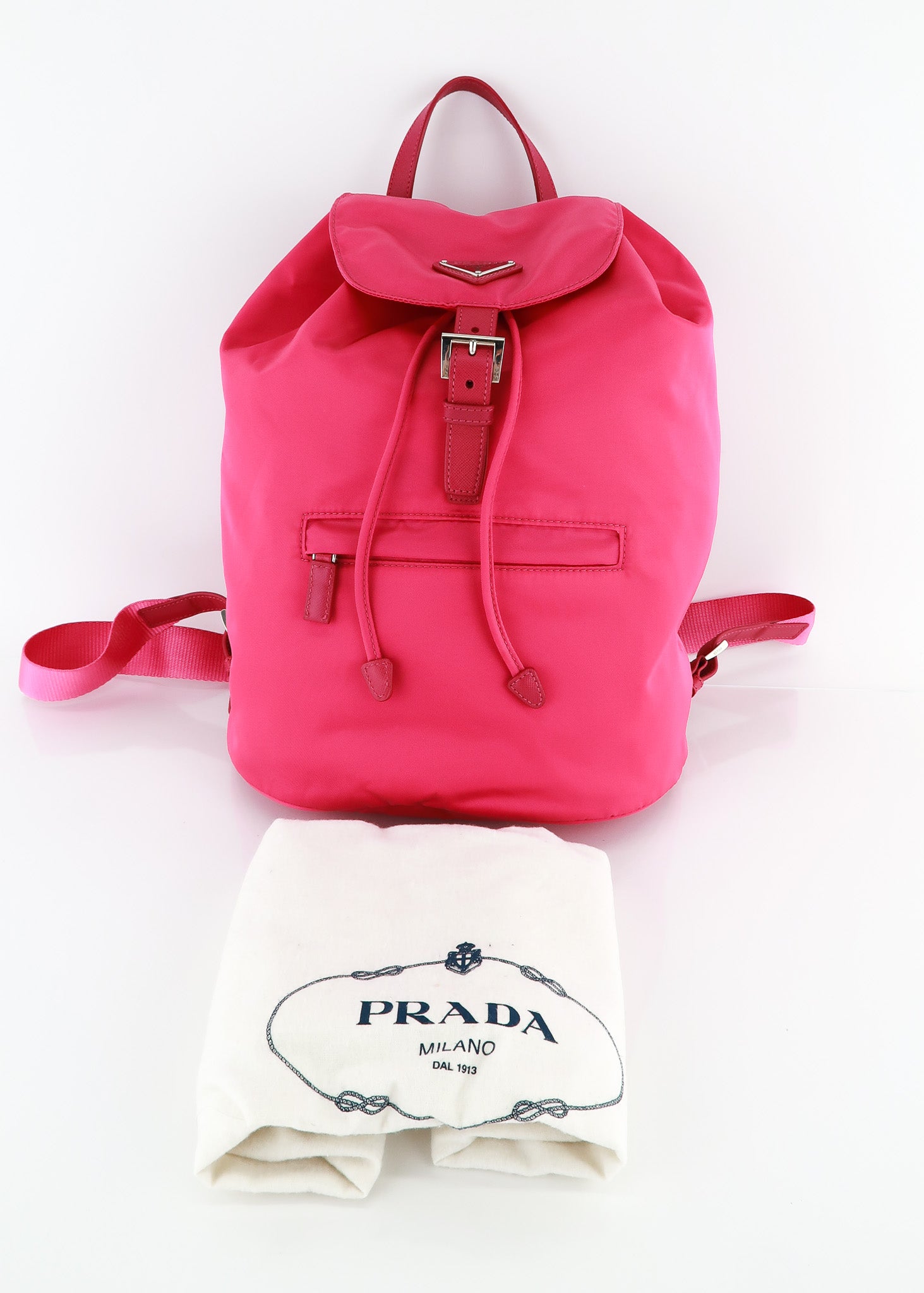 Prada Nylon Vela Backpack Pink – DAC
