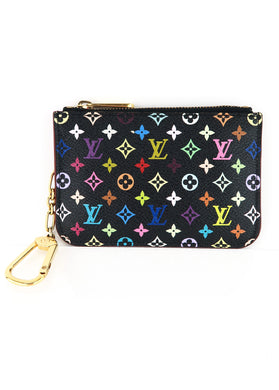 Louis Vuitton Multicolor Key Pouch Black
