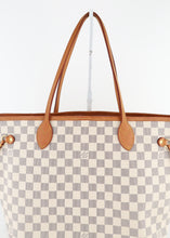 Load image into Gallery viewer, Louis Vuitton Damier Azur Neverfull MM Pink
