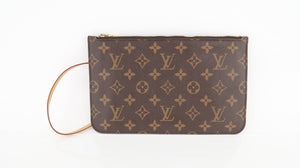 Louis Vuitton Monogram Neverfull Pochette GM Pink