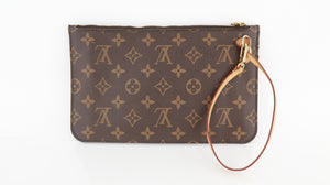 Louis Vuitton Monogram Neverfull Pochette GM Pink