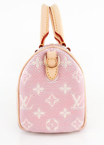 Louis Vuitton Monoglam Speedy 20 Banouliere Pink LE