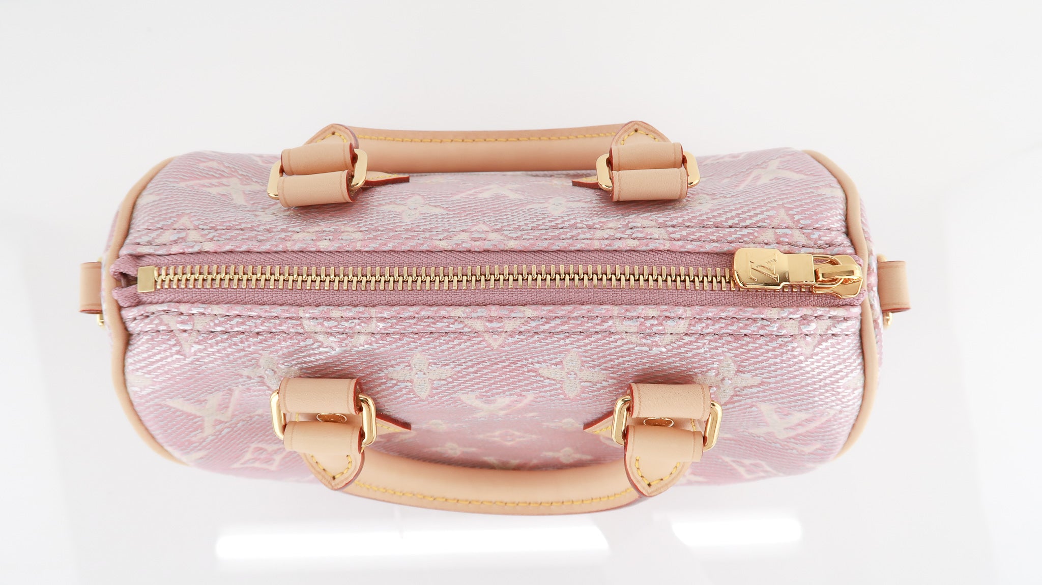 Louis Vuitton Monoglam Speedy 20 Banouliere Pink LE – DAC