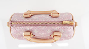 Louis Vuitton Monoglam Speedy 20 Banouliere Pink LE