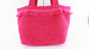 Chanel Coco Mark Terry Tote Pink
