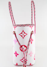 Load image into Gallery viewer, Louis Vuitton Neverfull MM By the Pool Pink Full Set