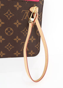 Louis Vuitton Monogram Neverfull Pochette Pink