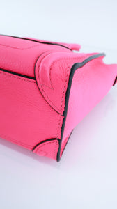 Celine Nano Luggage Fluo Pink