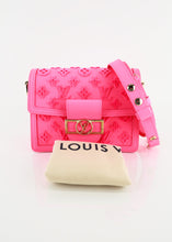 Load image into Gallery viewer, Louis Vuitton Monogram Tufted Mini Dauphine Rose Fluo