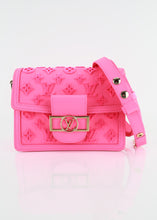 Load image into Gallery viewer, Louis Vuitton Monogram Tufted Mini Dauphine Rose Fluo