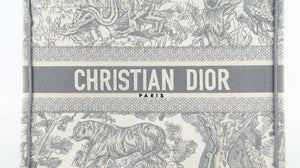 Dior Medium Dioriviera Toile De Jouy Book Tote Gray