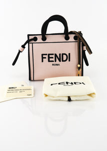 Fendi Roma Mini Shopper Natural