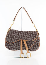 Load image into Gallery viewer, Dior Monogram Double Saddle Bag Brown