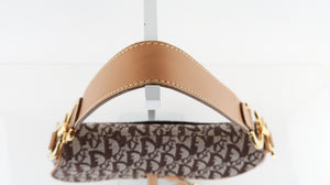 Dior Monogram Double Saddle Bag Brown