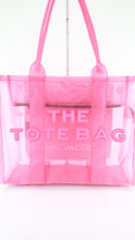 Load image into Gallery viewer, Marc Jacobs The Large Mesh Tote Bag Candy Pink