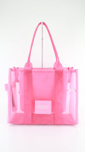 Marc Jacobs The Large Mesh Tote Bag Candy Pink