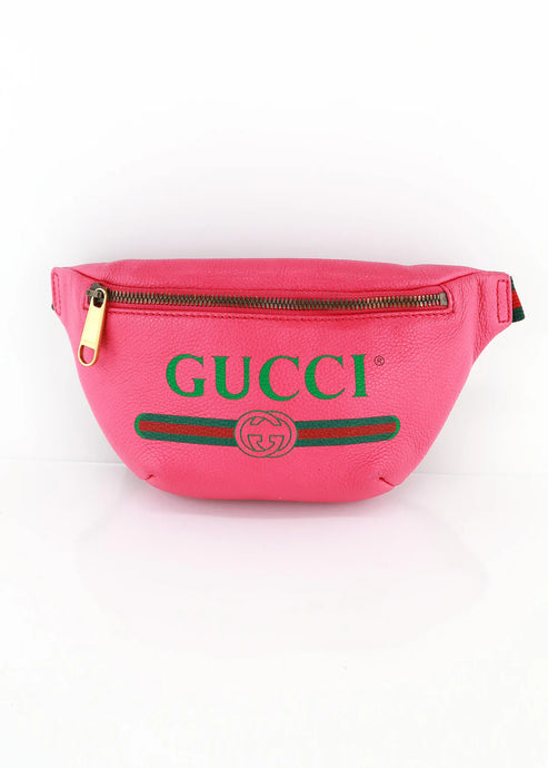 Gucci Calfskin Bumbag Pink