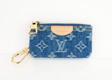 Load image into Gallery viewer, Louis Vuitton Monogram Denim Key Pouch