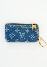 Load image into Gallery viewer, Louis Vuitton Monogram Denim Key Pouch
