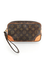 Load image into Gallery viewer, Louis Vuitton Monogram Dragonne Clutch