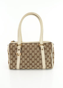 Gucci Canvas Abbey Boston Bag