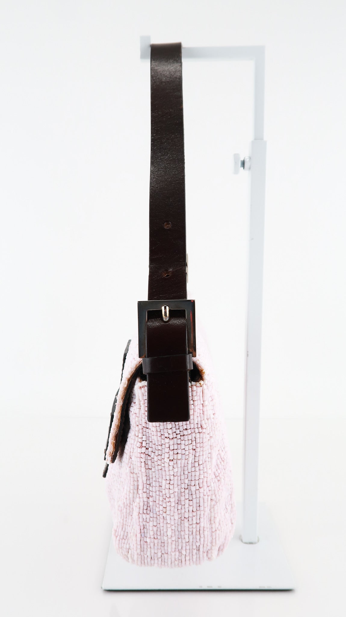 Fendi Beaded Baguette Pink – DAC