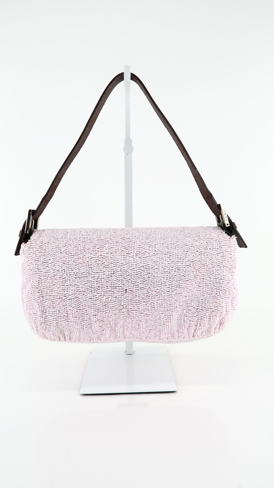 Fendi Beaded Baguette Pink – DAC