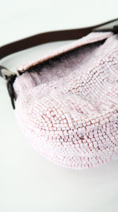 Fendi Beaded Baguette Pink