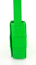 Load image into Gallery viewer, Bottega Veneta Paper Calfskin Maxi Intrecciato Cassette Crossbody Parakeet