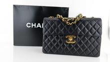 Load image into Gallery viewer, Chanel Lambskin Maxi Flap Black