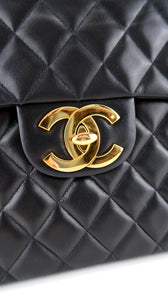 Chanel Lambskin Maxi Flap Black