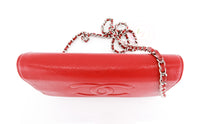 Load image into Gallery viewer, Chanel Caviar Wallet on Chain Red