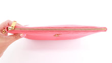 Load image into Gallery viewer, Saint Laurent Chevron Clutch Pink