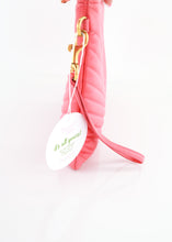 Load image into Gallery viewer, Saint Laurent Chevron Clutch Pink