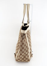 Load image into Gallery viewer, Gucci Canvas Abbey D-Ring Large Tote White