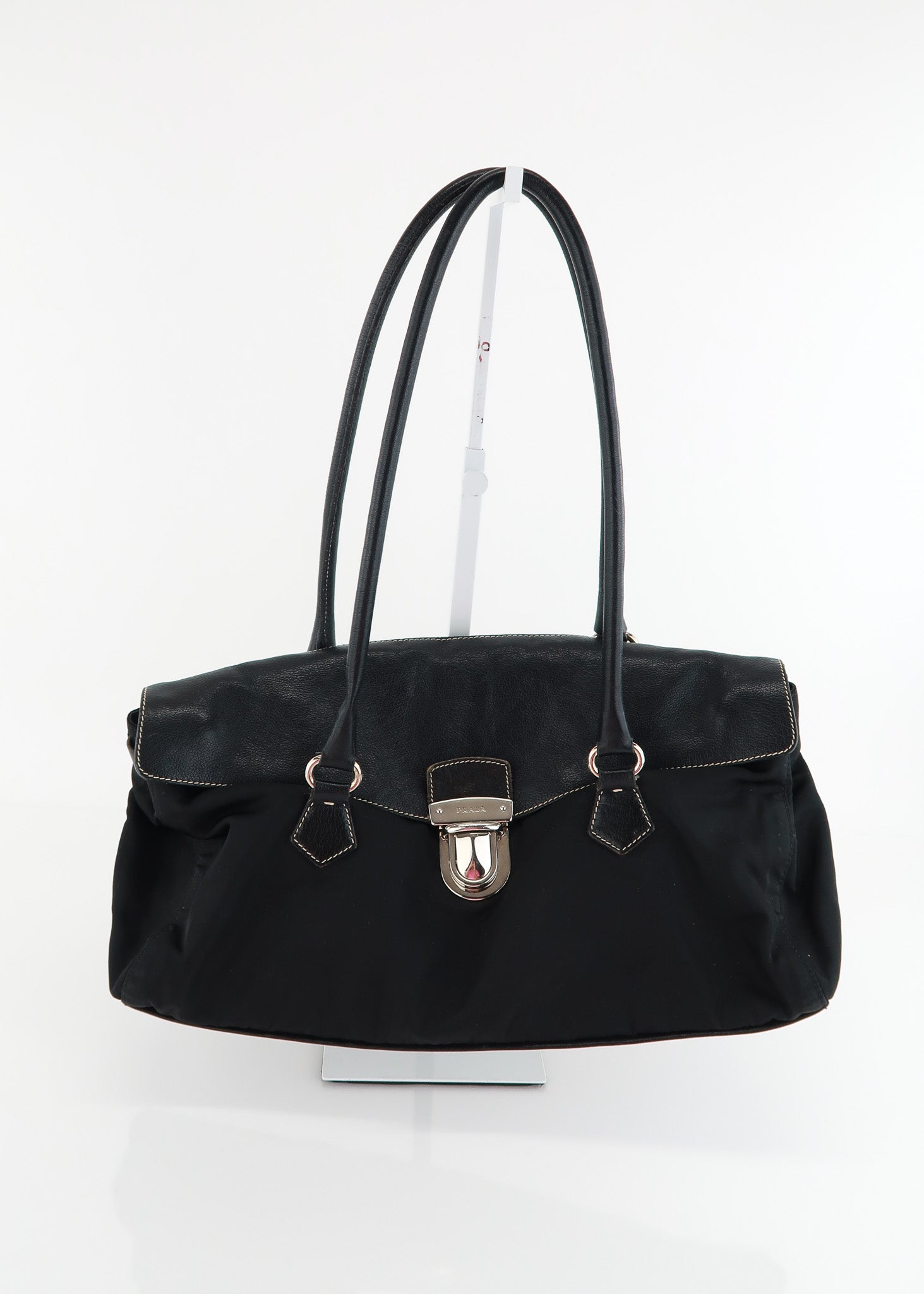 Prada Tessuto Easy Shoulder Bag Black – DAC