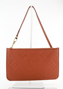 Louis Vuitton Empreinte Neverfull Pochette Cognac