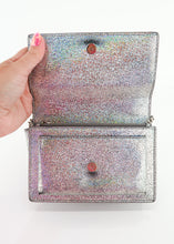Load image into Gallery viewer, Saint Laurent Halographic Leather Wallet on a Chain