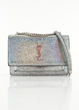 Load image into Gallery viewer, Saint Laurent Halographic Leather Wallet on a Chain
