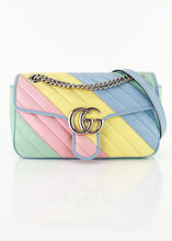 Load image into Gallery viewer, Gucci Marmont Multicolor Pastel Small Flap