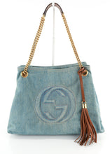 Load image into Gallery viewer, Gucci Medium Soho Tote Denim